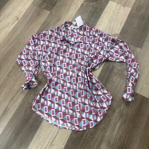 FATE Geometric print blouse